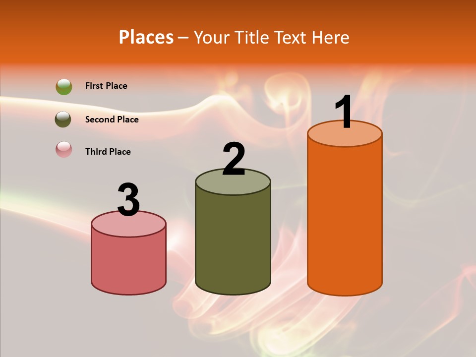 Smoke Puff Stream PowerPoint Template