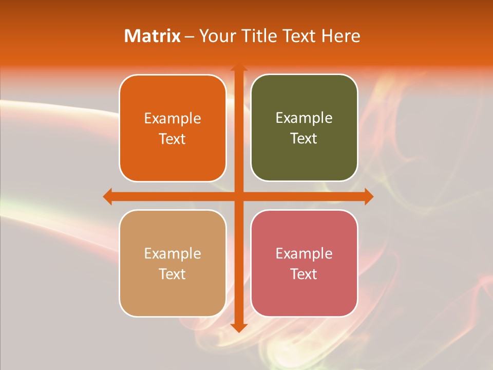 Smoke Puff Stream PowerPoint Template