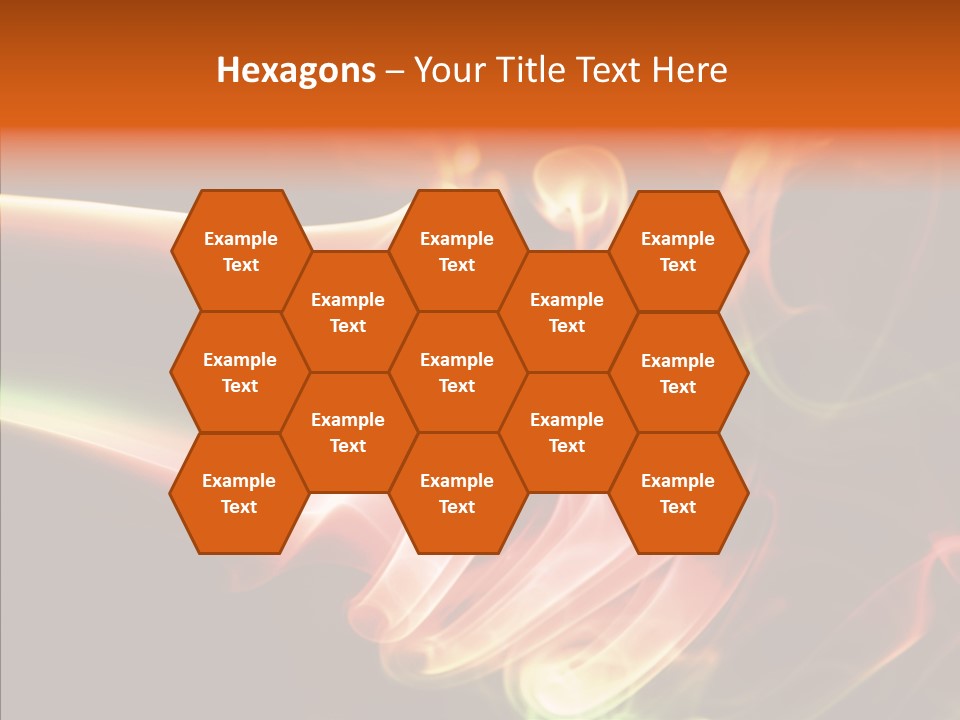 Smoke Puff Stream PowerPoint Template