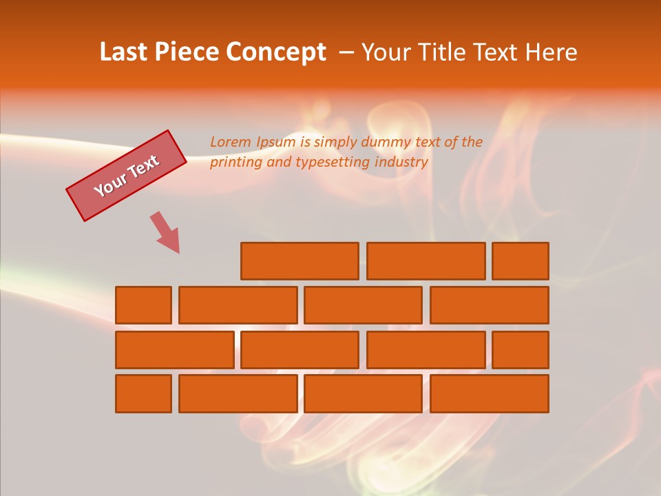 Smoke Puff Stream PowerPoint Template