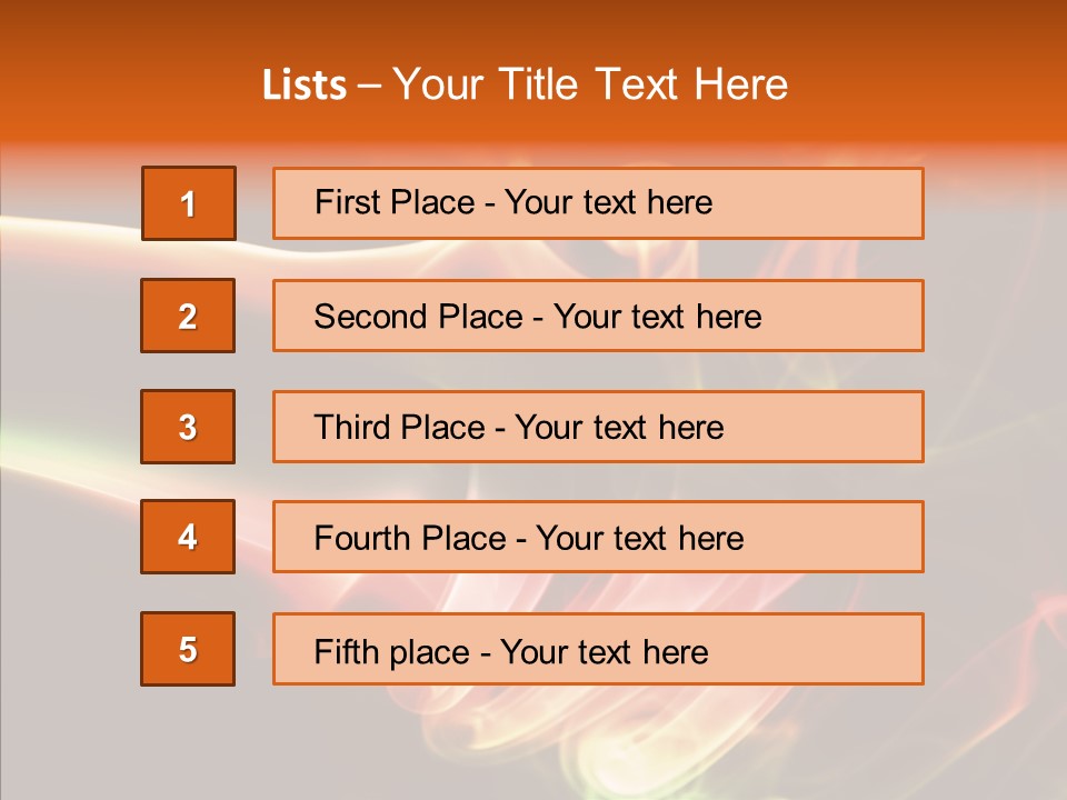 Smoke Puff Stream PowerPoint Template
