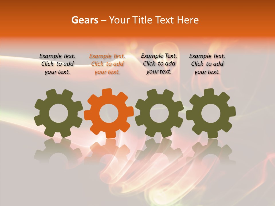 Smoke Puff Stream PowerPoint Template