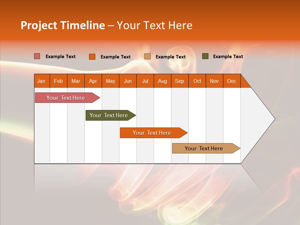 Smoke Puff Stream PowerPoint Template