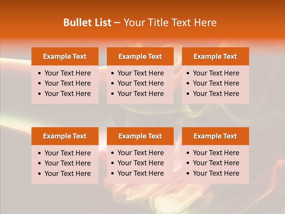 Smoke Puff Stream PowerPoint Template