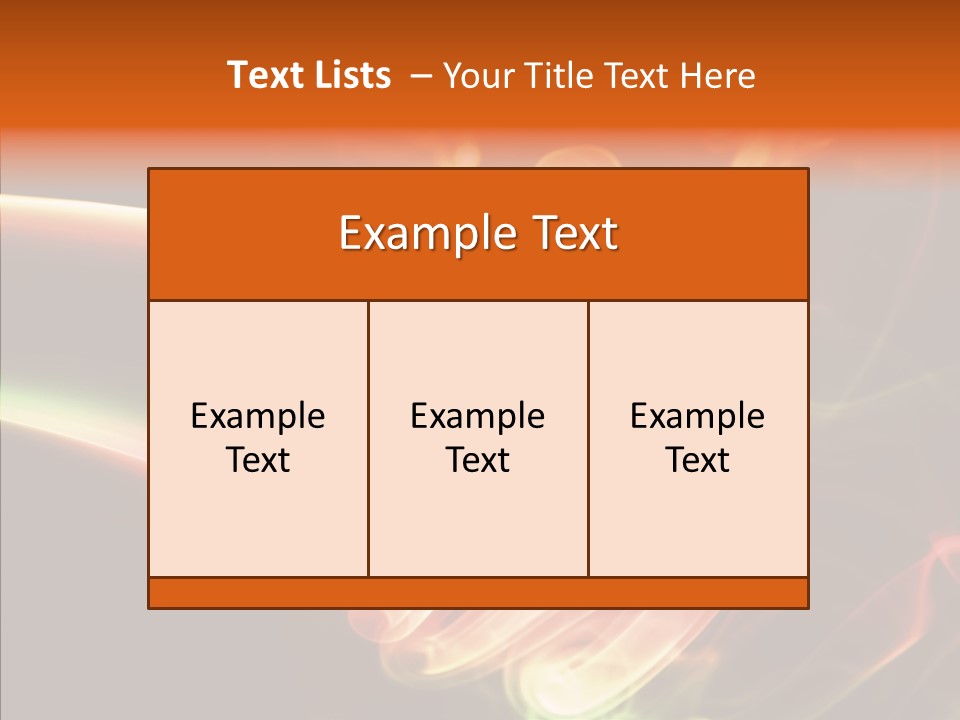 Smoke Puff Stream PowerPoint Template