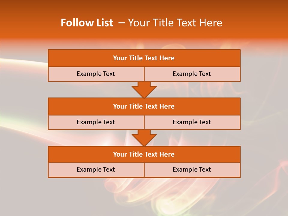 Smoke Puff Stream PowerPoint Template