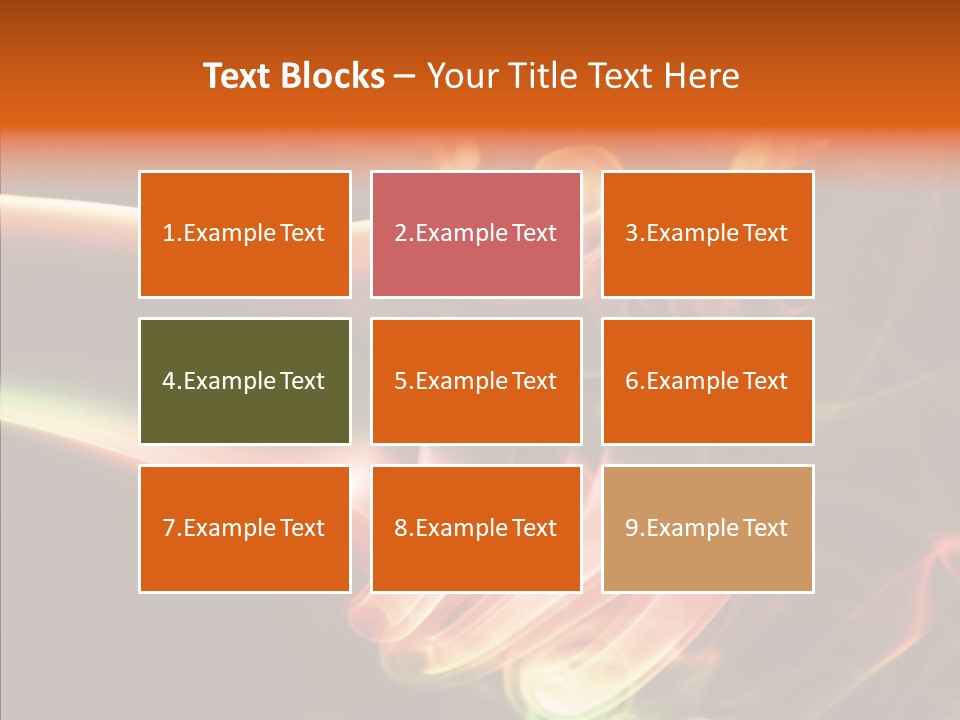 Smoke Puff Stream PowerPoint Template