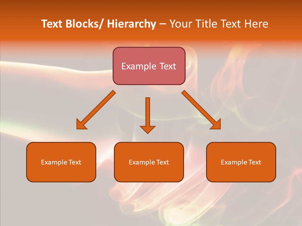 Smoke Puff Stream PowerPoint Template