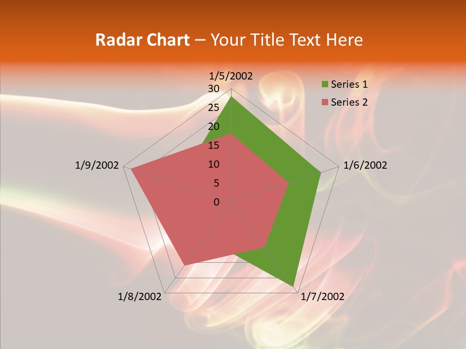 Smoke Puff Stream PowerPoint Template