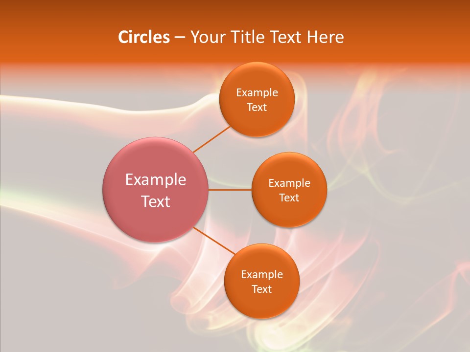 Smoke Puff Stream PowerPoint Template