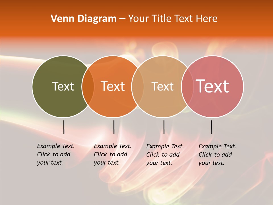 Smoke Puff Stream PowerPoint Template