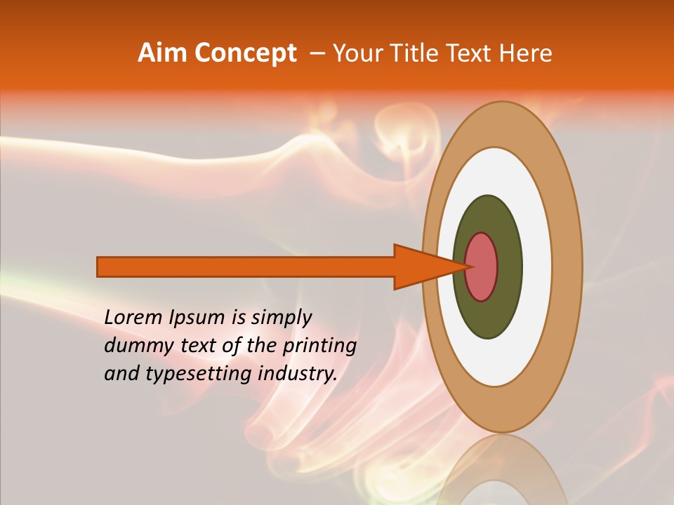 Smoke Puff Stream PowerPoint Template