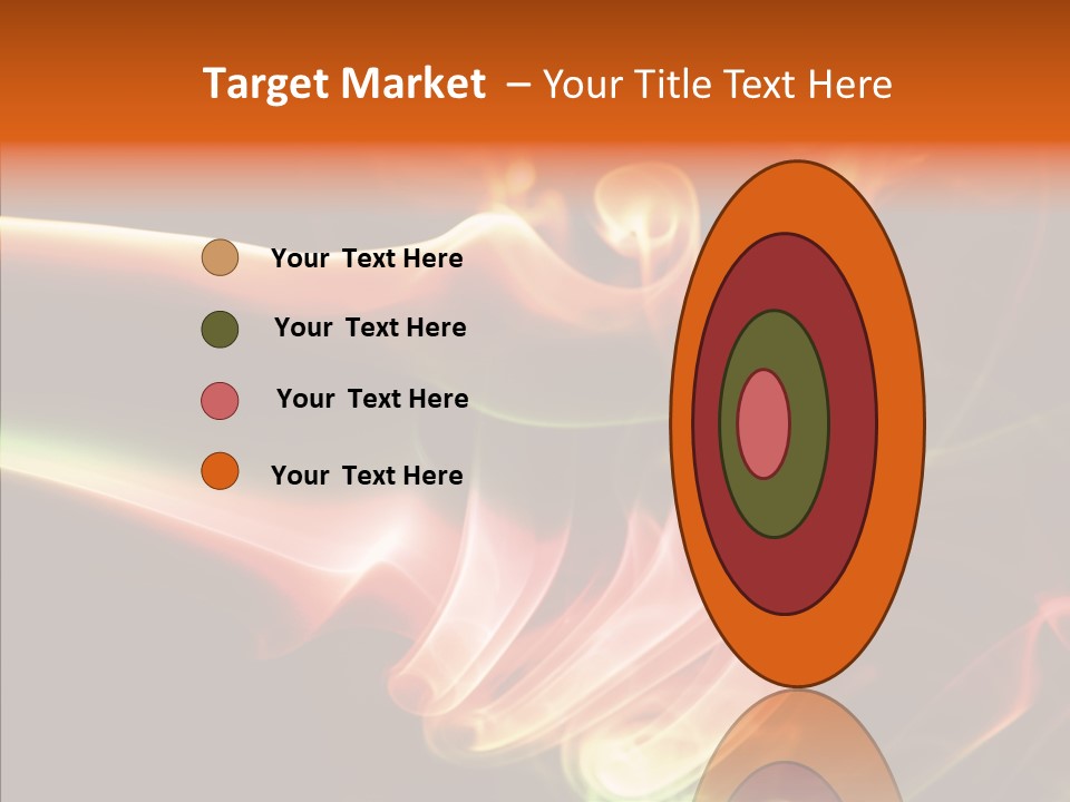 Smoke Puff Stream PowerPoint Template