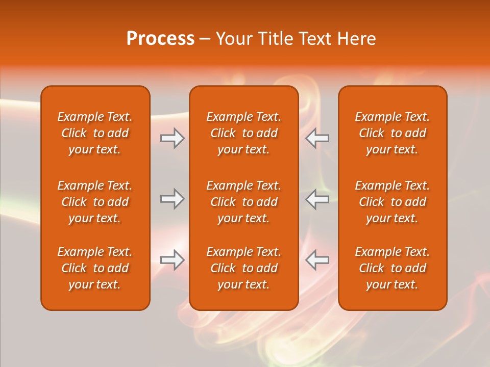 Smoke Puff Stream PowerPoint Template
