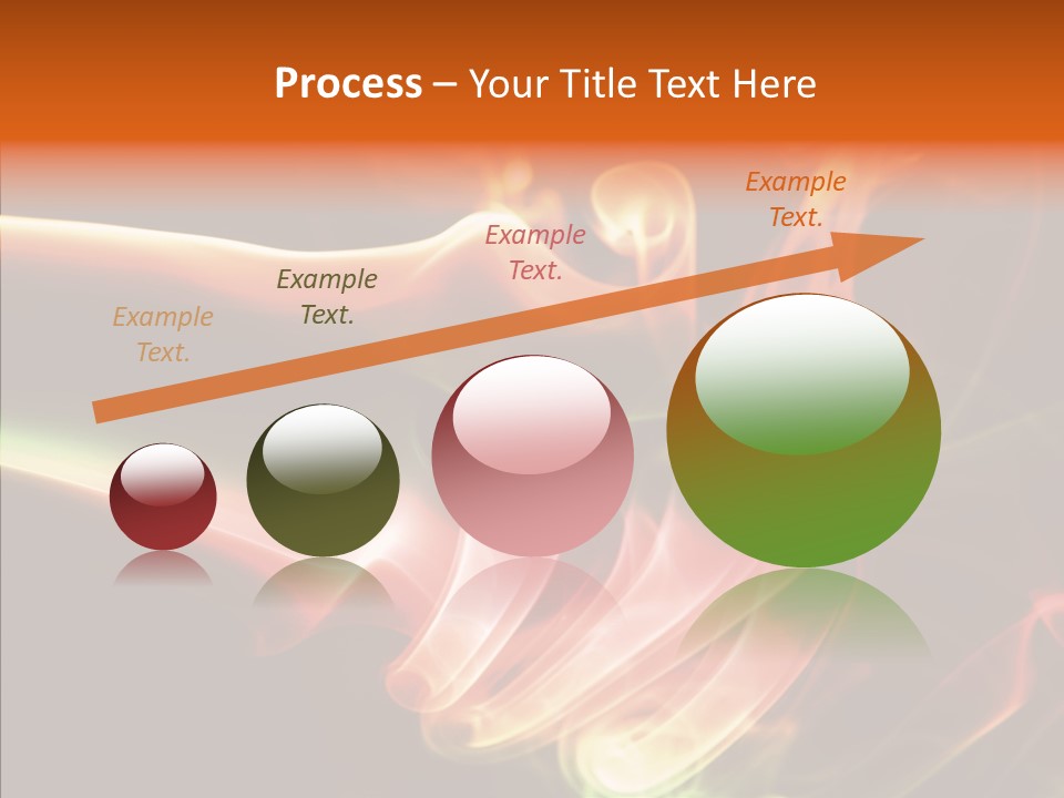 Smoke Puff Stream PowerPoint Template