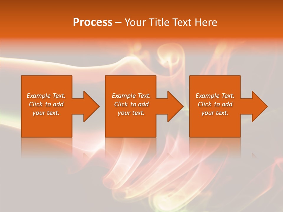 Smoke Puff Stream PowerPoint Template