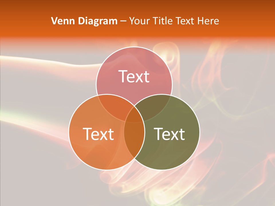 Smoke Puff Stream PowerPoint Template