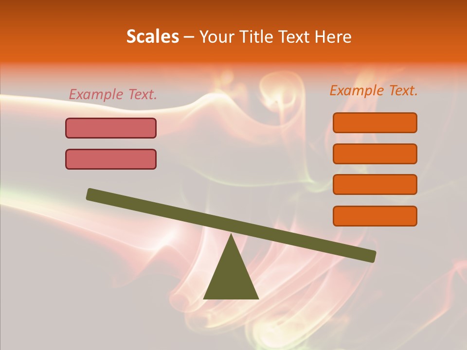 Smoke Puff Stream PowerPoint Template