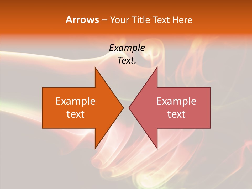 Smoke Puff Stream PowerPoint Template