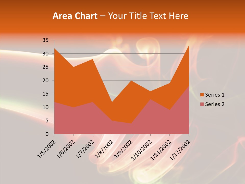 Smoke Puff Stream PowerPoint Template