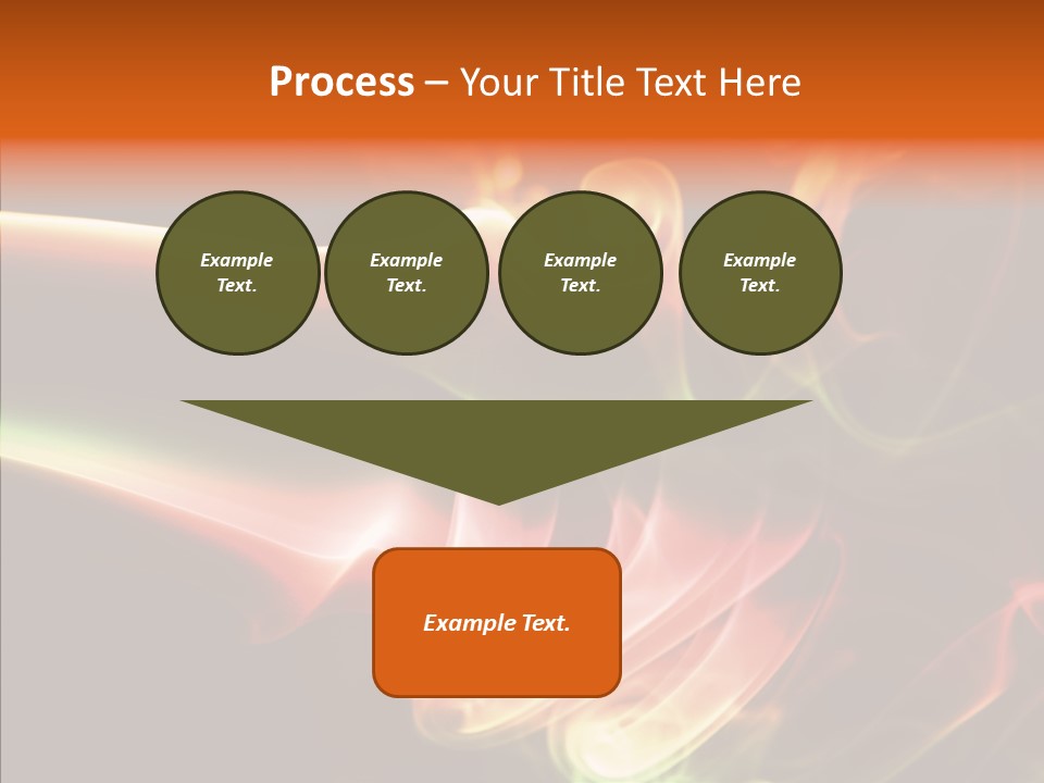 Smoke Puff Stream PowerPoint Template