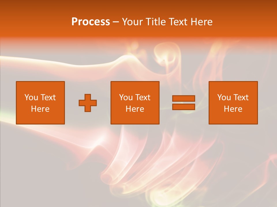 Smoke Puff Stream PowerPoint Template