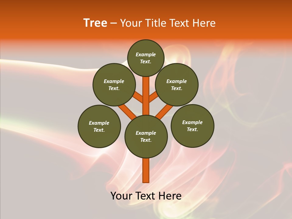 Smoke Puff Stream PowerPoint Template