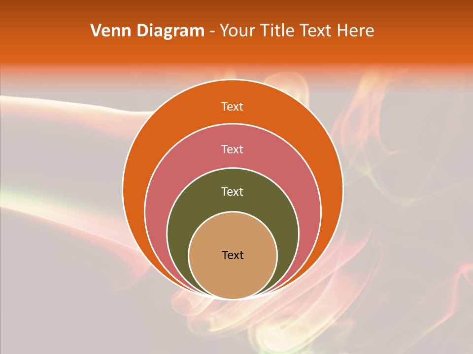 Smoke Puff Stream PowerPoint Template