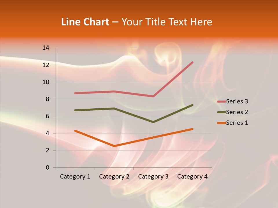 Smoke Puff Stream PowerPoint Template