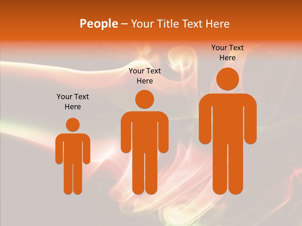 Smoke Puff Stream PowerPoint Template