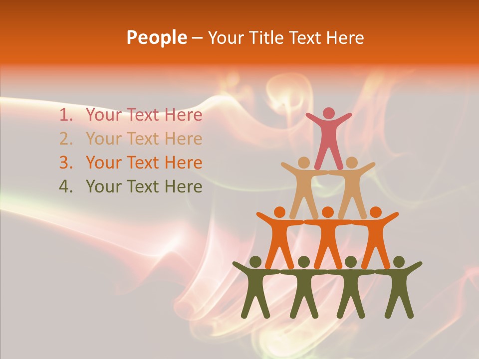 Smoke Puff Stream PowerPoint Template