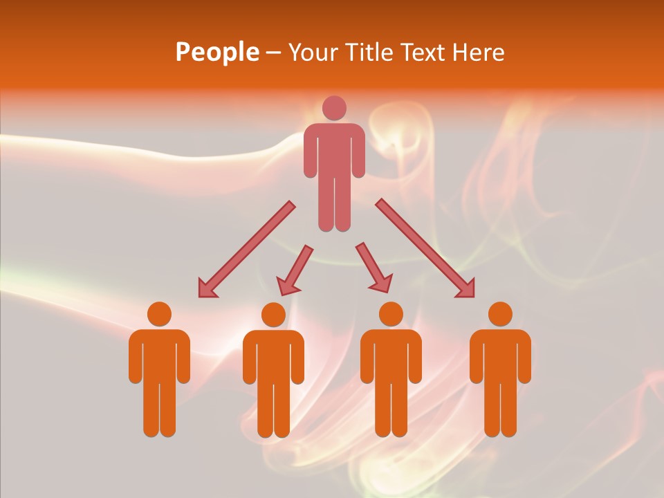 Smoke Puff Stream PowerPoint Template