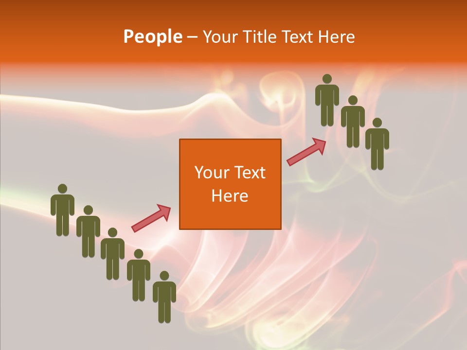 Smoke Puff Stream PowerPoint Template