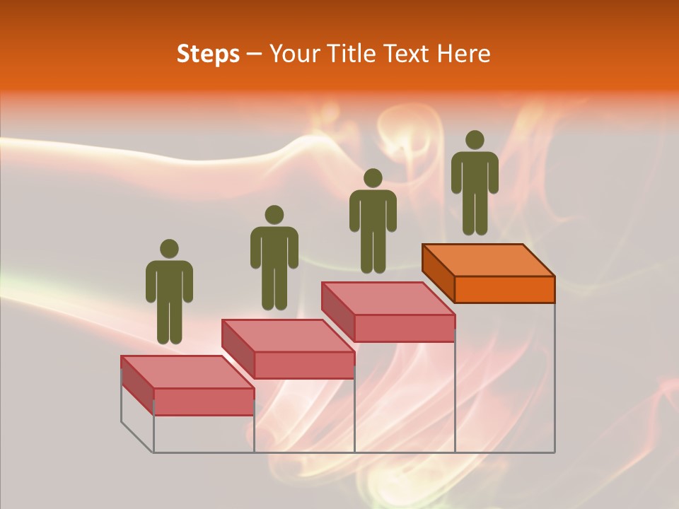 Smoke Puff Stream PowerPoint Template