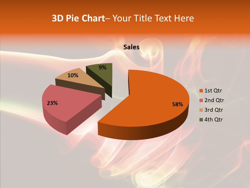 Smoke Puff Stream PowerPoint Template