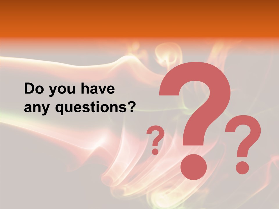 Smoke Puff Stream PowerPoint Template