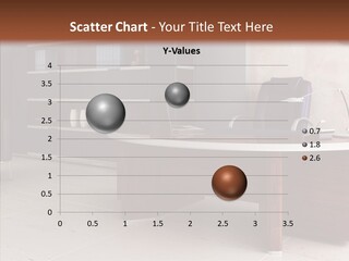 Room Three Dimensional Easy Chair PowerPoint Template