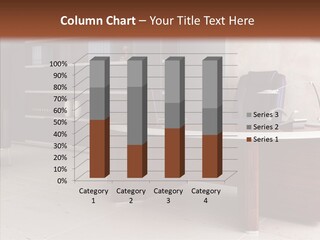 Room Three Dimensional Easy Chair PowerPoint Template