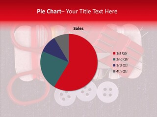 Needle Object Button PowerPoint Template