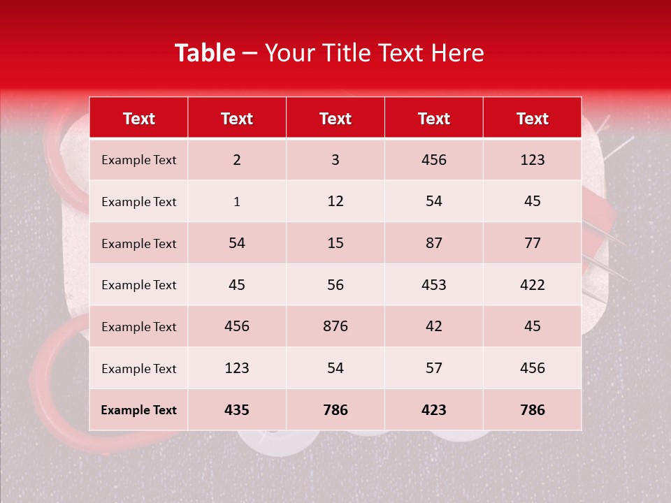 Needle Object Button PowerPoint Template