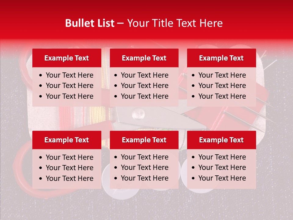 Needle Object Button PowerPoint Template