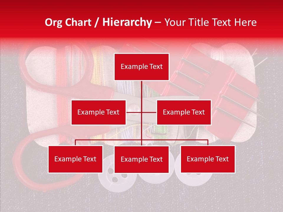 Needle Object Button PowerPoint Template