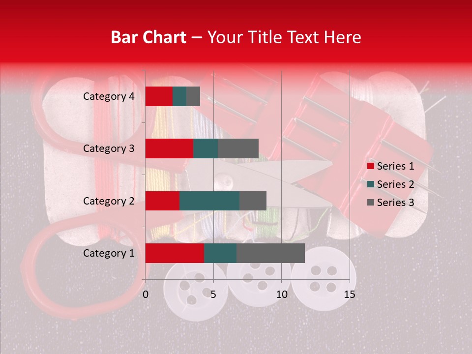 Needle Object Button PowerPoint Template