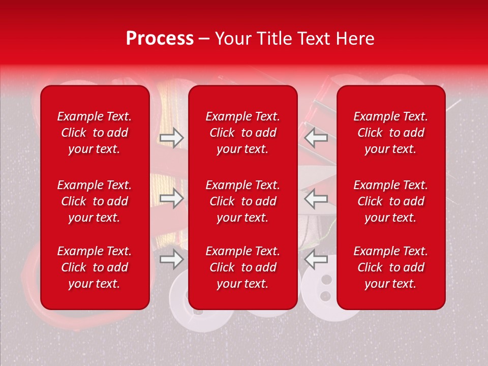 Needle Object Button PowerPoint Template