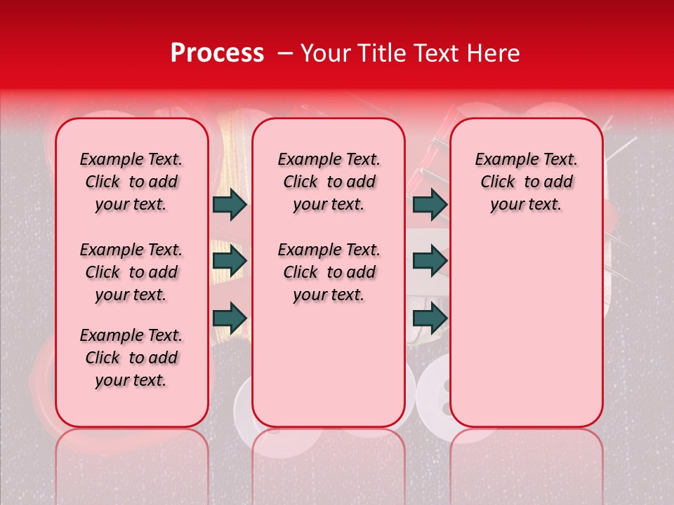 Needle Object Button PowerPoint Template