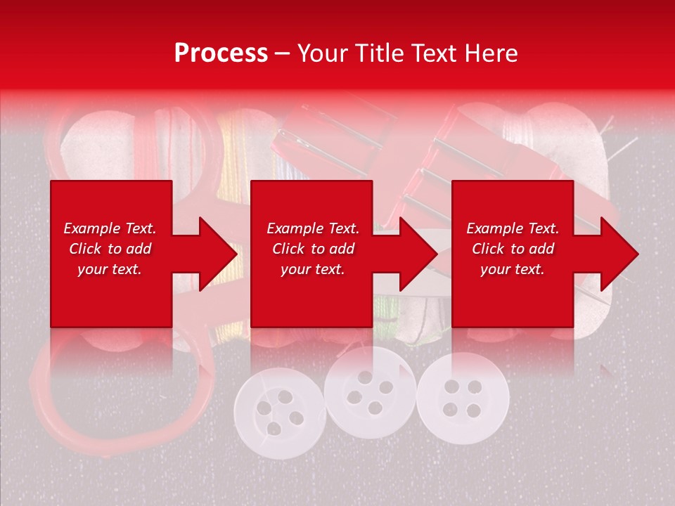Needle Object Button PowerPoint Template