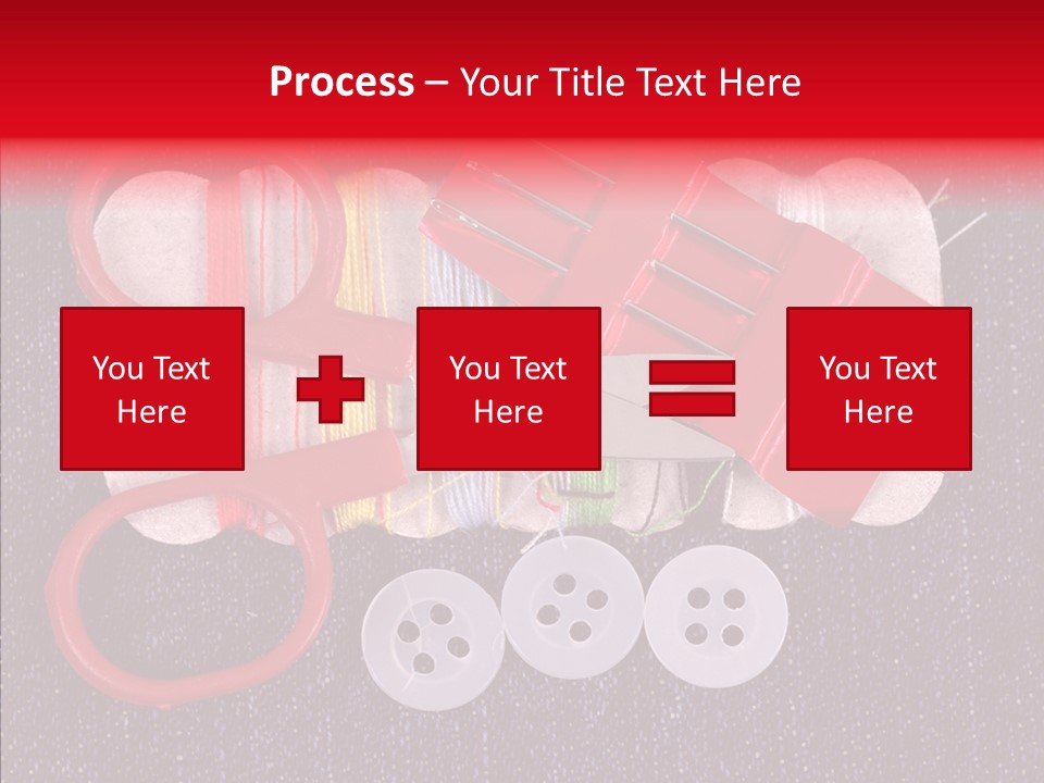 Needle Object Button PowerPoint Template