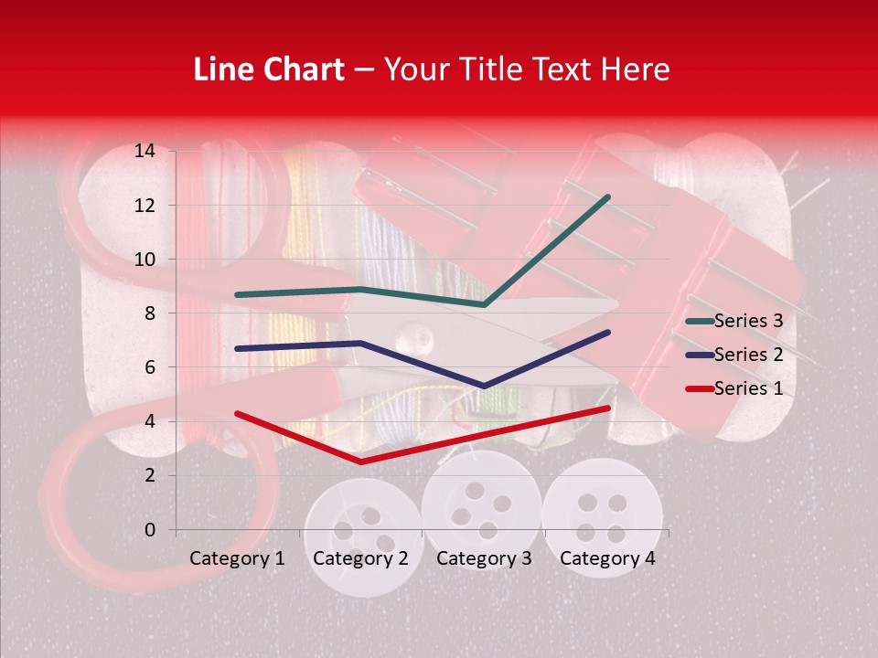 Needle Object Button PowerPoint Template
