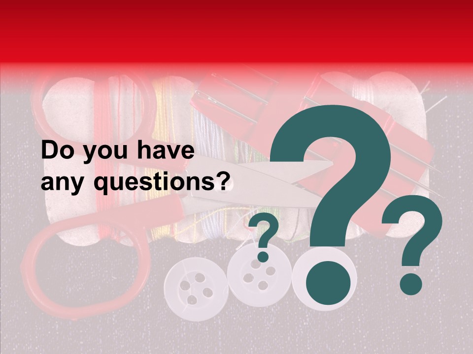 Needle Object Button PowerPoint Template