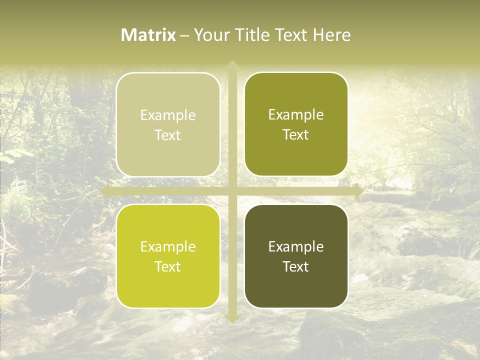 Sunlight Brook Bright PowerPoint Template